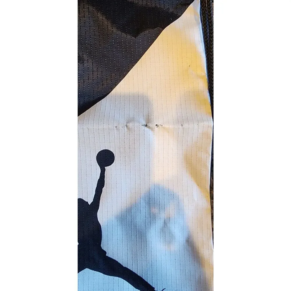 Vintage 2000 Jordan Sack Bag Black/ White Nike Air